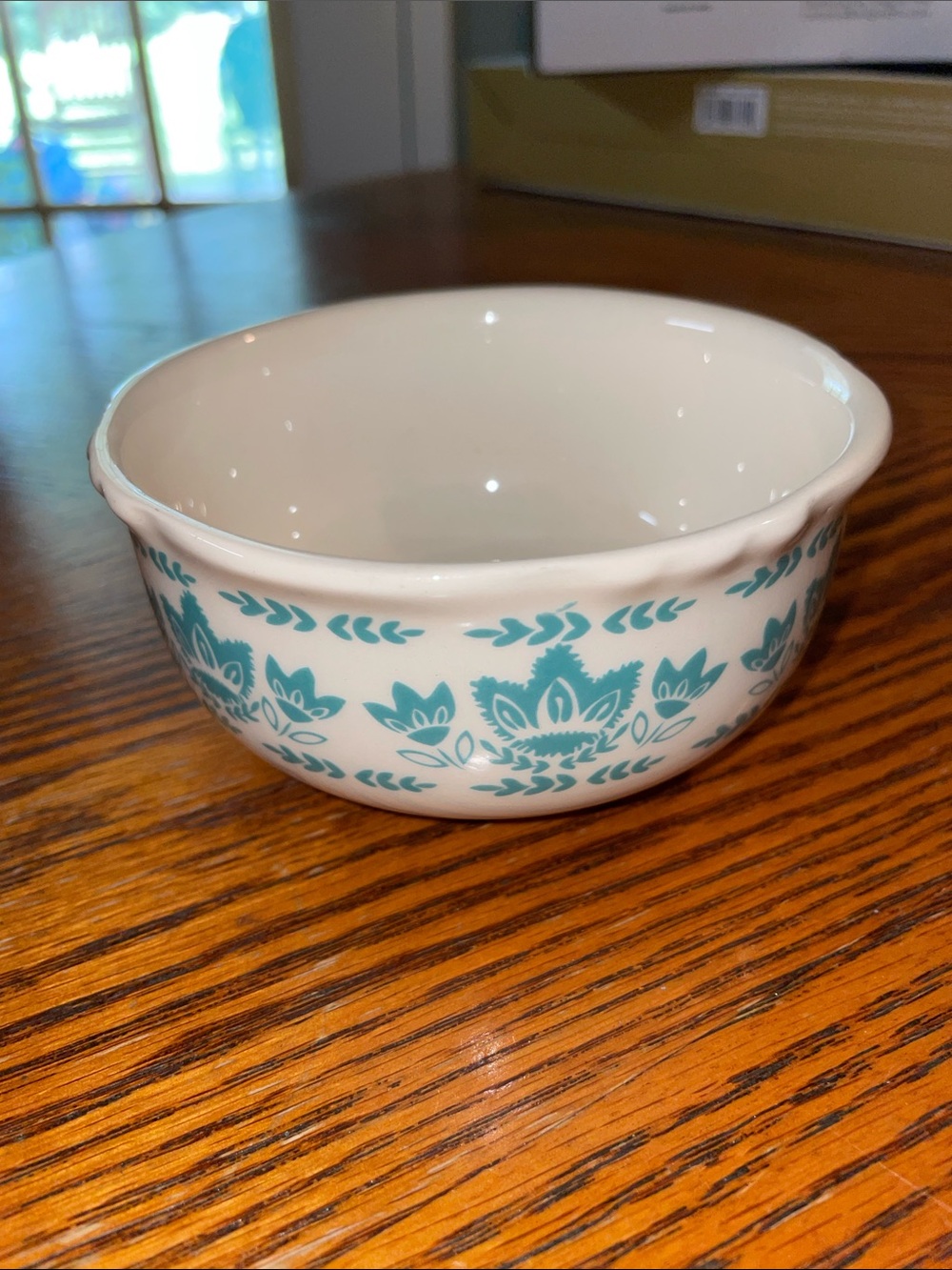 The Pioneer Woman Stoneware Mini Bowl Dish 4.5" Blue Floral Print Serving Piece